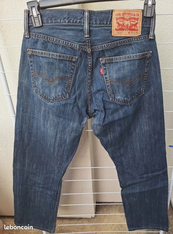 « Jeans » LEVIS STRAUSS & co - Marque : LEVIS STRAUSS & co 514, Taille : W30 L34 (image 2)
