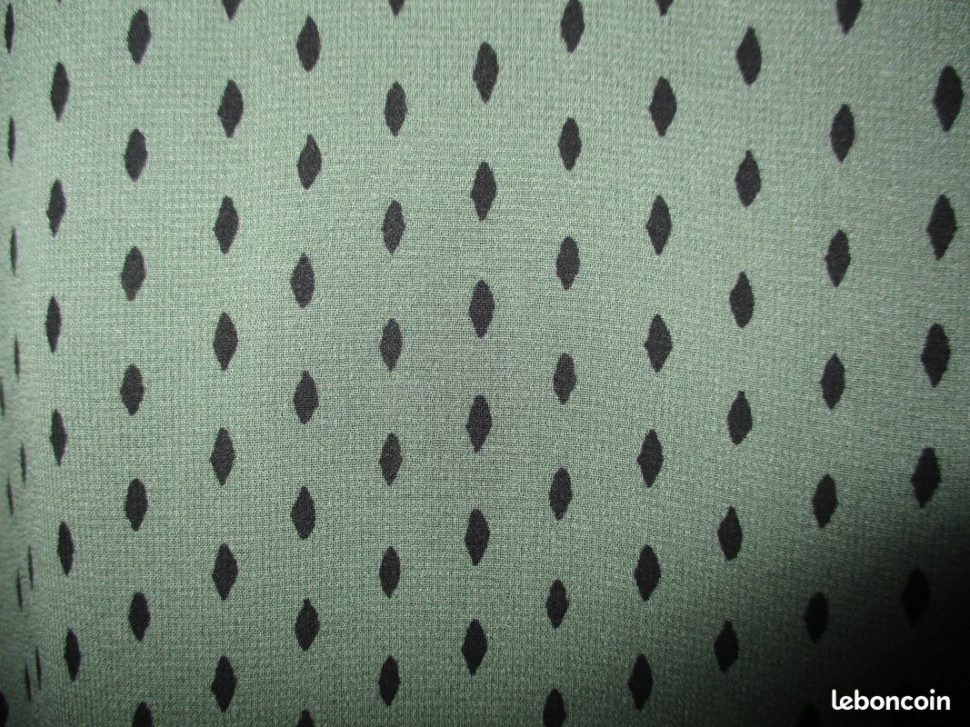 Chemiser crêpe doublé Kaki Taille XXL (image 8)