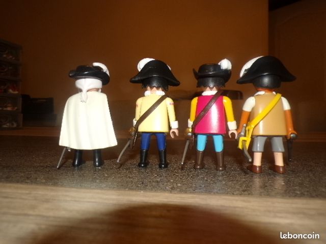 Figurine Playmobil Mousquetaire Customisée N4 - Occasion - Pour Collection Ou Jeu