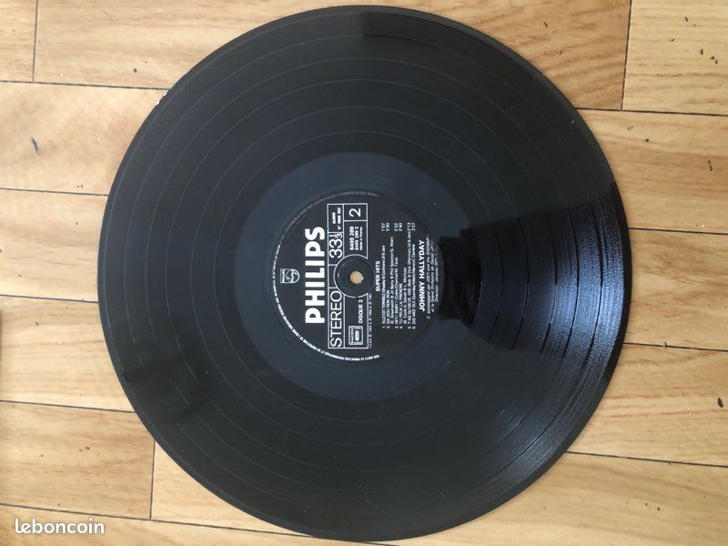 Vinyle Johnny Halliday retiens la nuit 2 disques (image 10)