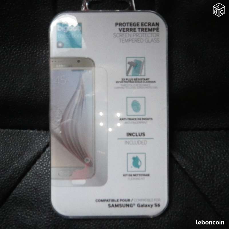 Protège écran verre trempé pour S6 (image 1)
