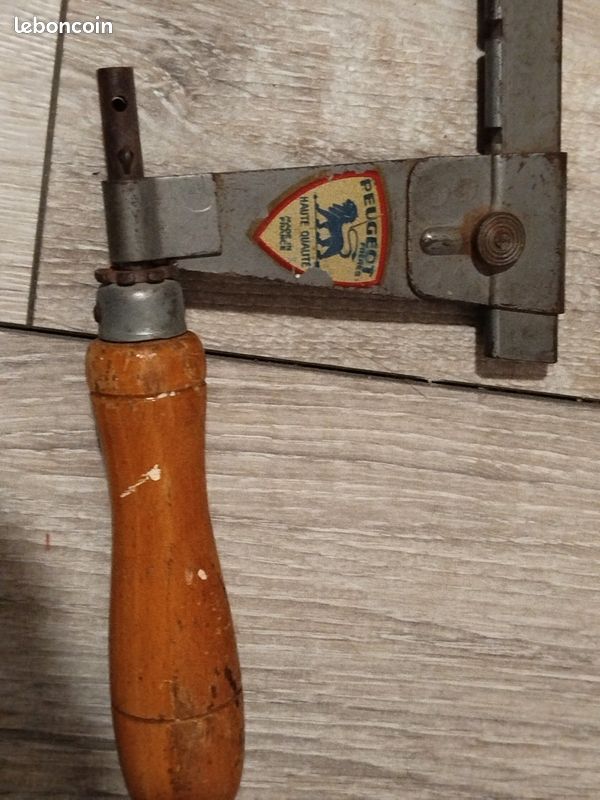 Scie De Menuisier Peugeot Frères - Avec 3 Lames - Neuve ! Outil Ancien Rare - Garantie