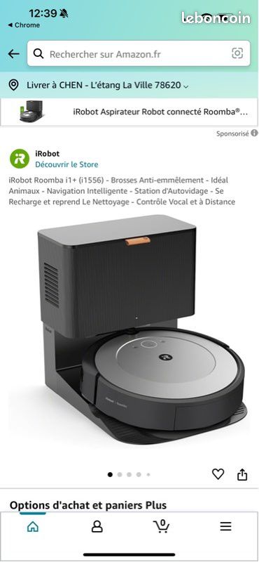 Aspirateur iRobot - Roomba i1+ NEUF (image 4)