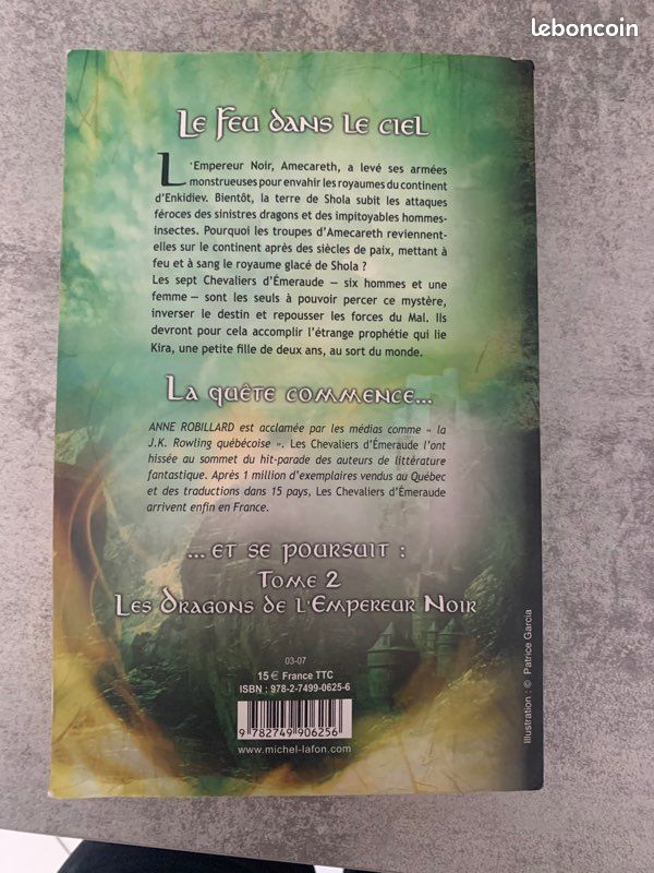 Livre les chevalier d émeraude (image 2)
