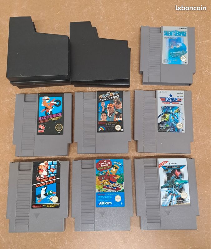 Jeux MSX K7 Sea Hunter Et Roger Rubbish 1984 - Version Svi, Non Testés, état Correct Pour Collection