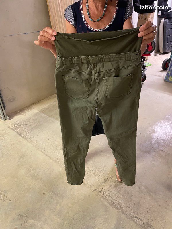 HOT Pantalon Kaki Pantalon De Grossesse Kiabi Pantalon De