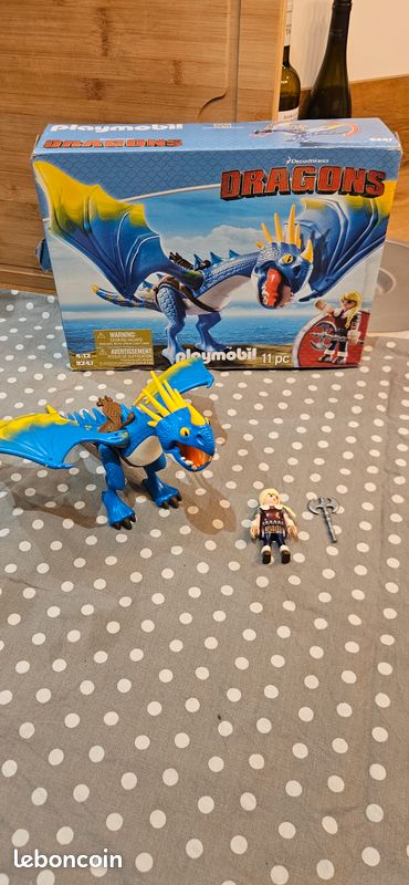 Playmobil set 9247 Dragons Astrid et Tempête - Complet avec boîte et notice (image 1)