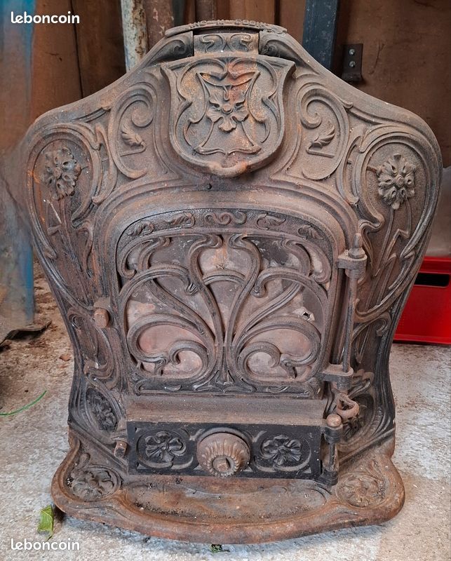 Poêle Godin N°109 de 1895 restauré ancien rare fonctionnel