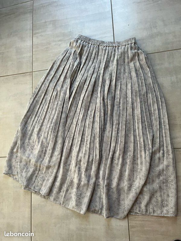 Jupe étroite UNIQLO Femme – Gris à Carreaux – Taille M (28-29 Pouces) – Neuve