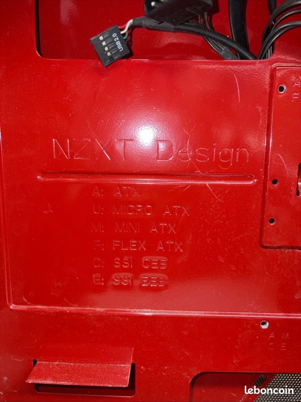 Boîtier PC NZXT Phantom 410 Rouge Gaming ATX Très Bon État (image 10)