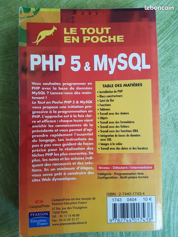 Livre informatique - PHP5 & MySQL (image 2)