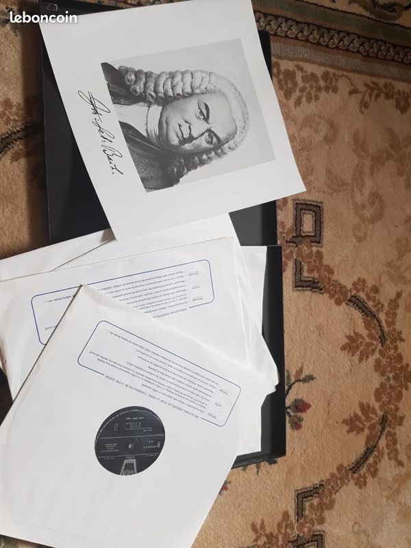 Coffret vinyle 33 tours, Bach, Le clavier bien tempéré intégrale, Louis Thiry (image 3)