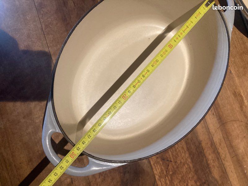 Cocotte ovale en fonte cousances le creuset diamètre 32 cm | Selency
