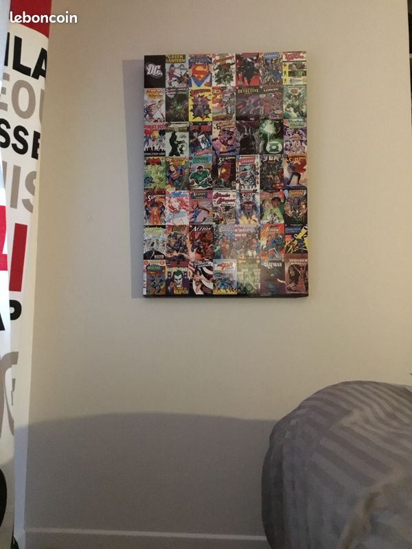 Grand cadre mural DC Comics (image 1)