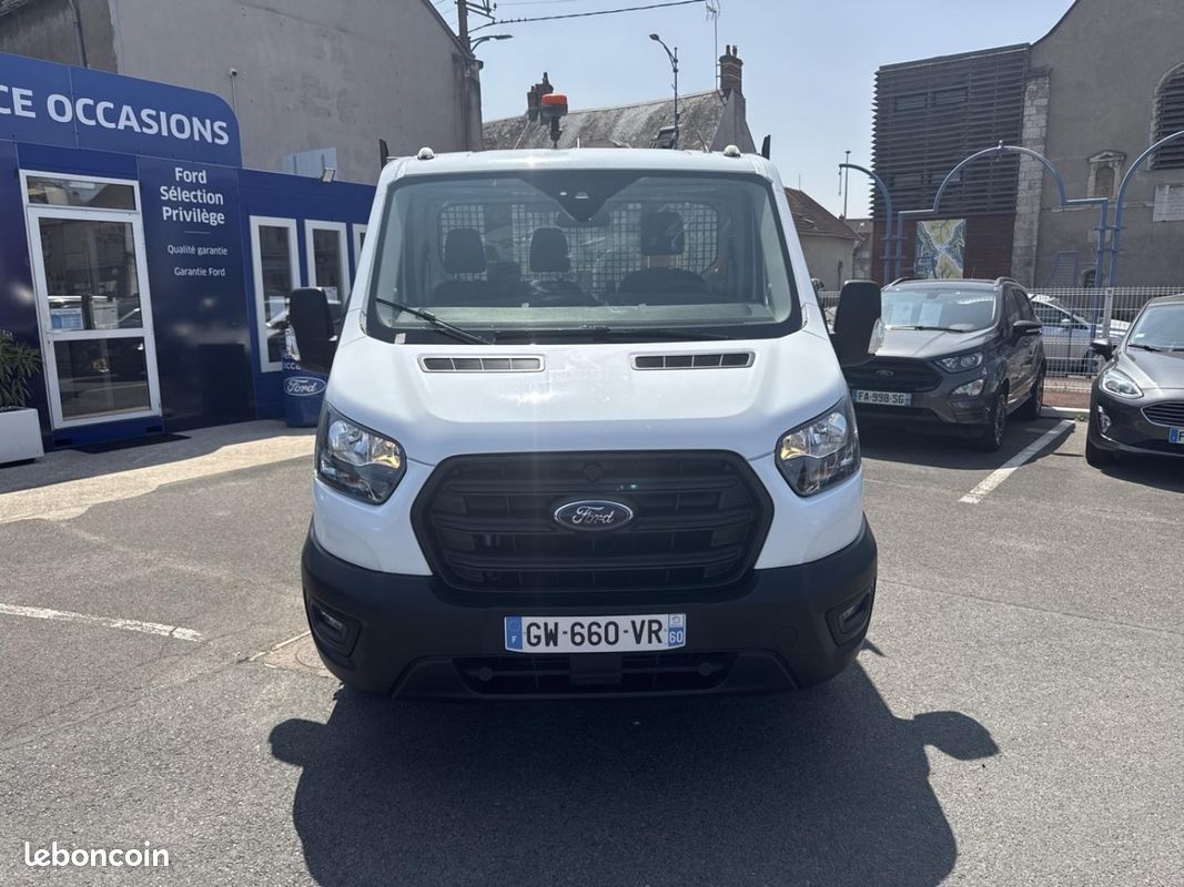 Ford Transit 2T CCb P350 L2 2.0 EcoBlue 165ch HD RJ Trend BENNE (image 2)