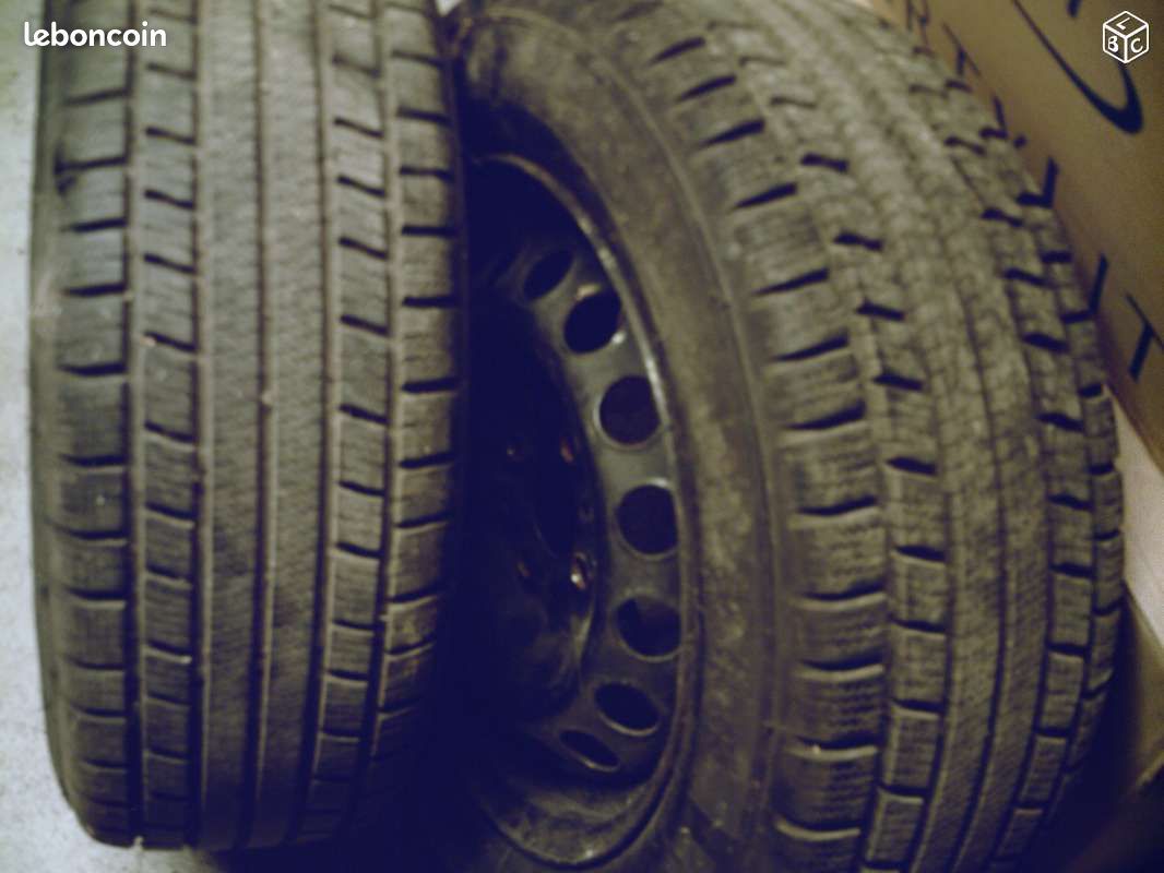 Roues neige entraxe fiat 195x60x14 (image 1)