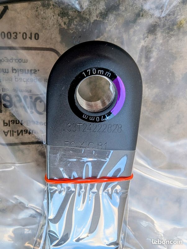 Pédalier Affinity Pro 170 Mm Argent - 144x5B - Neuf Pour Vélo