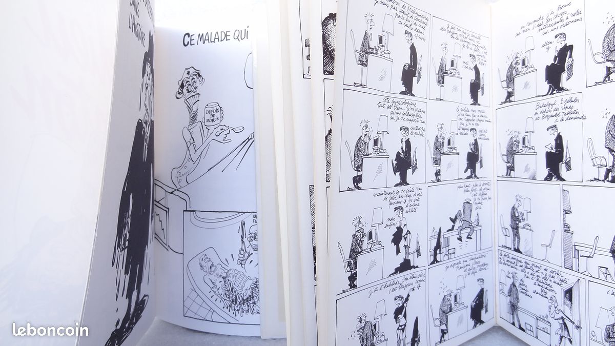 🌹 ✅⭐⭐⭐ bd Adieu Tonton docteur Ventouse Bobologue EDITION ORIGINALE CARTONNEE (image 3)