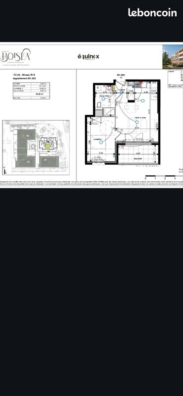 Appartement 2 pièces 45 m² · à Roussillon · 45 m² · 750 €/mois
