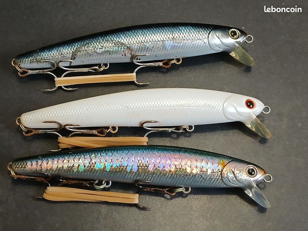 LUCKY CRAFT FlashMinnow 110, 634 Sexy Smelt, Leurres De Pêche En Eau Salée, Jerkbait, Flétan, Perche