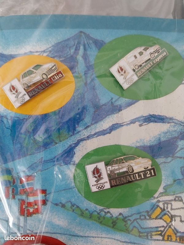 Pin's Renault JO ALBERTVILLE 1992 - Collection