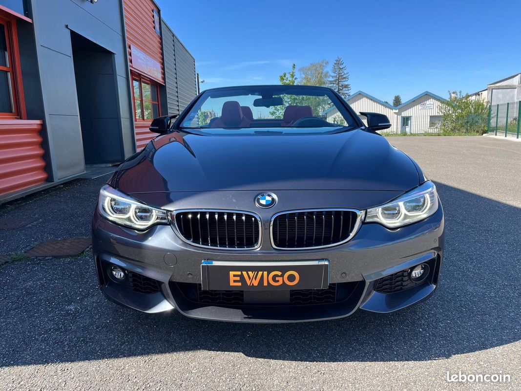 BMW SERIE 4 CABRIOLET 3.0 435 D 315 M-SPORT XDRIVE BVA + affichage tete haute + sieges elec a memoire (image 8)