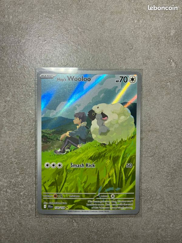 wooloo pokemon card price Hop's Dubwool - Journey Together #136 & Value ($0.22) Colorless Colorless Tackle (10) Colorless Carte Pokmon TCG Hop's Wooloo