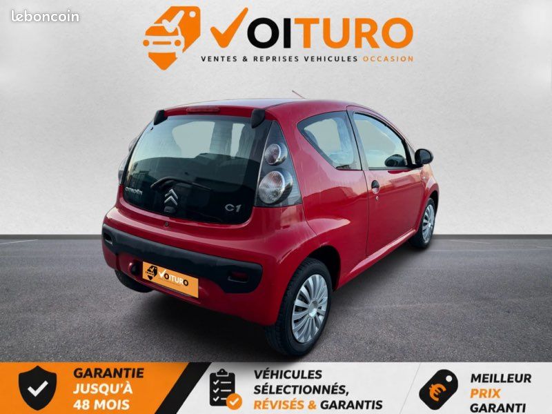 CITROËN C1 3 Portes 1.0 i 12V 68 cv,Idéal jeunes conducteurs,⭐️Garantie 12 Mois*✅ (image 4)
