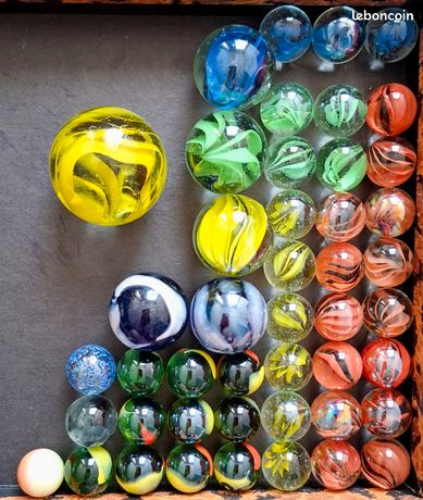 Lot De 200 Billes En Verre 10 Mm Colorées - Jeux Et Décoration Pour Enfants