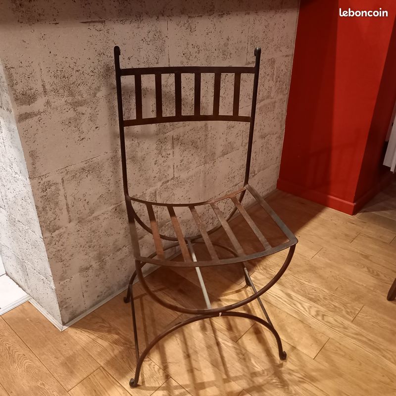 Chaises fer forgé (image 2)