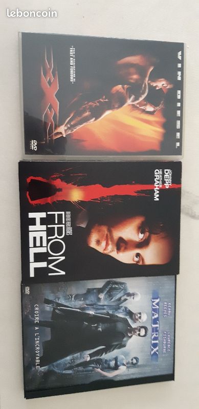 DVD XXX vin diesel, From Hell, Matrix (image 1)