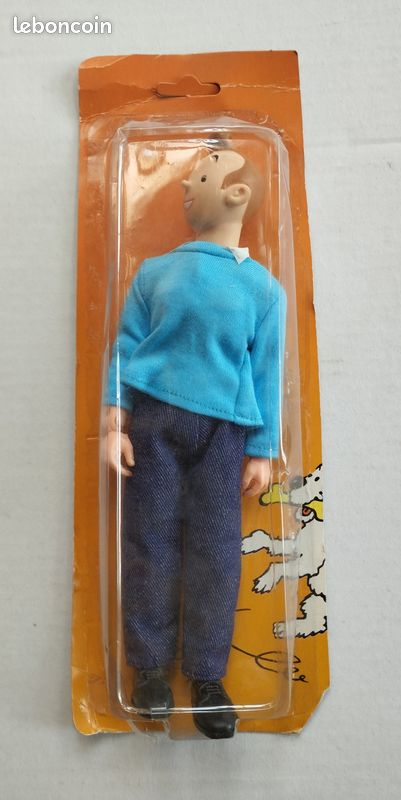 Poupée Collector Articulée Tintin 26 Cm – Hergé/Lombard/Cgi – 1986 – Neuve Sous Blister