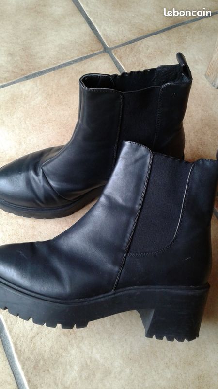 Bottines noirs pointure 37 (image 5)