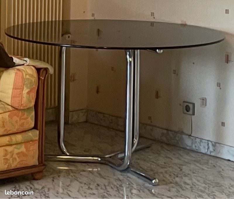 TABLE RONDE de Salle à Manger Plateau verre (image 2)