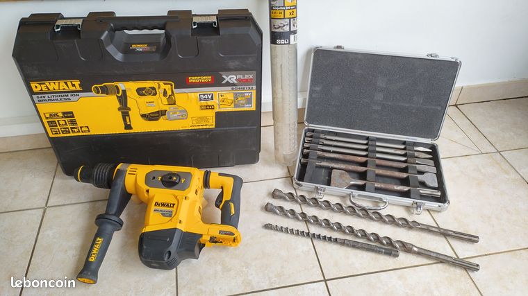 Perforateur sans fil - YOFIDRA - Yofidra - 650W - 18V (2x1,5Ah) - SDS‑Plus 4 modes - Bricolage