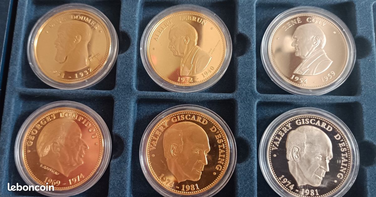 Coffret de 24 médailles neuves République Française valeur du neuf 524 euros (image 5)