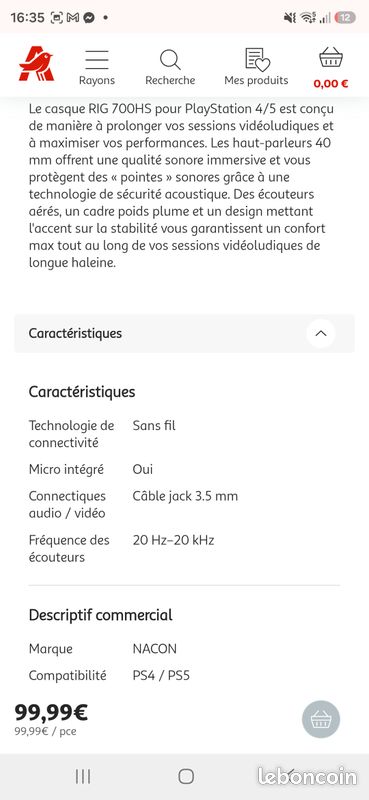Le casque RIG 700HS pour PlayStation 4/5 (image 5)