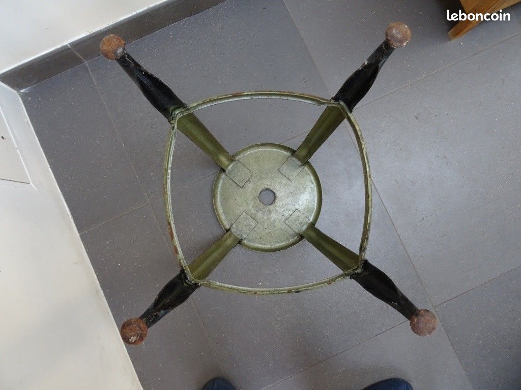 Ancien tabouret atelier industriel Nicolle (image 4)