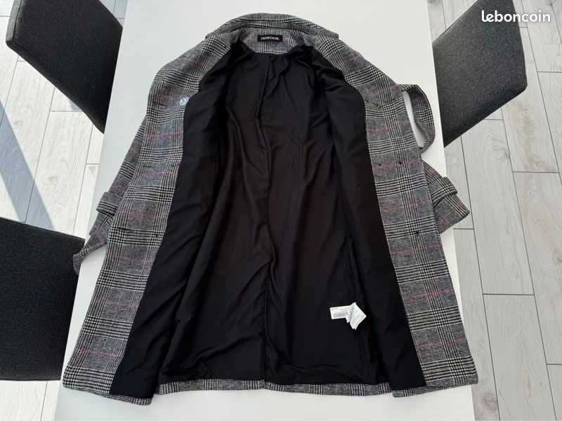 Manteau style Trench Gris - CACHE CACHE - Taille 38 - NEUF (image 3)