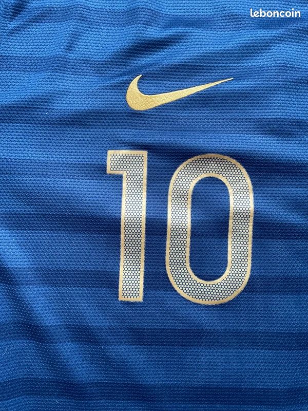 MAILLOT ÉQUIPE DE France vintage domicile #10 BENZEMA 2012-2013 EUR 80,50 - FR
