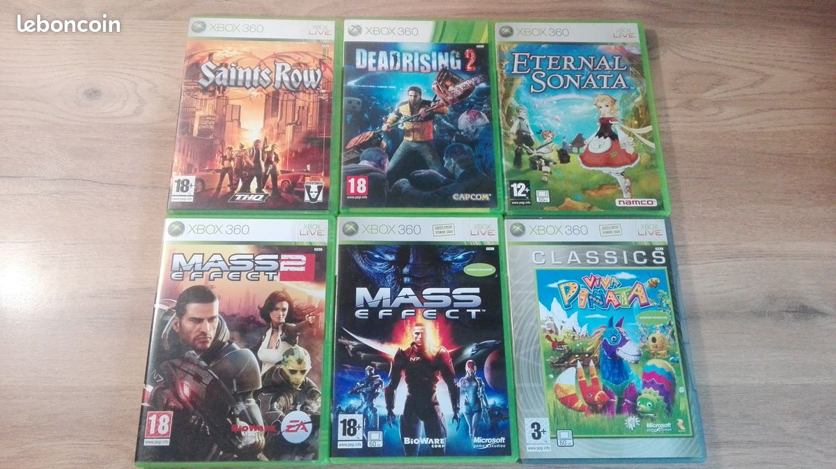 Lot De 6 Jeux Xbox Microsoft – Bon état, Inclut SSX Tricky Et Autres Titres