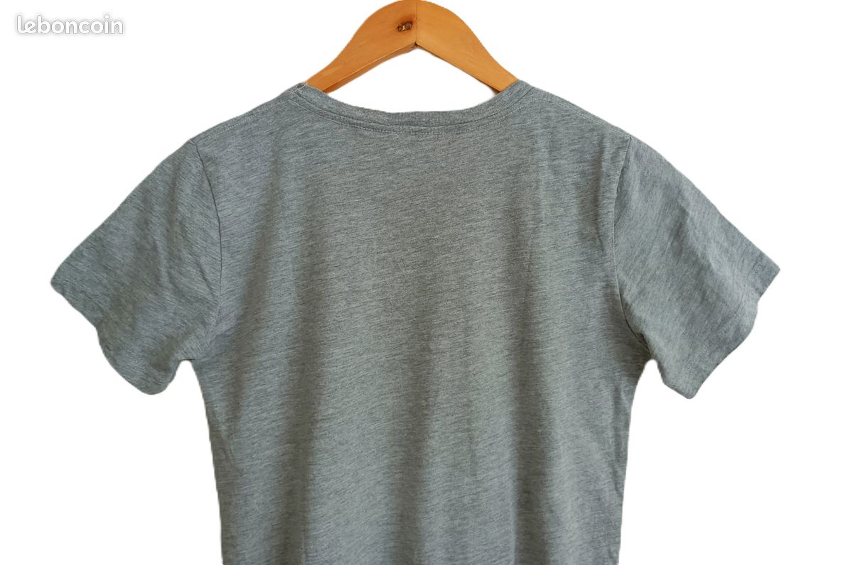 T shirt gris imprime Bart Simpson. H&M. Taille 11 / 12 ans (image 4)