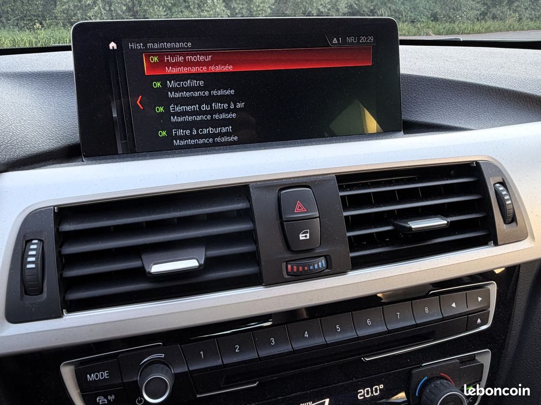 BMW SERIE 3 TOURING F31 LCI2 318d BVA8 PARFAIT ETAT/CUIR/CAMERA/FULL LED/NAVI PRO/HISTO BMW/GARANTIE (image 25)