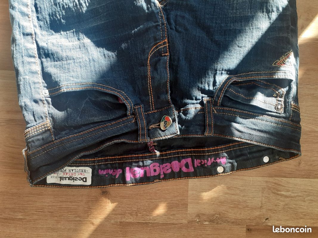 Jean desigual taille 26 regular fit slim (image 2)