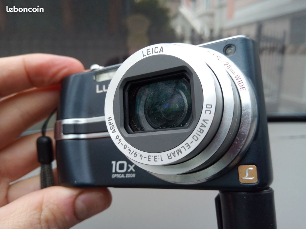 Appareil Photo Panasonic Lumix DMC-TZ5 Pour Pièces Détachées - Ne Fonctionne Pas, Vente En L'état