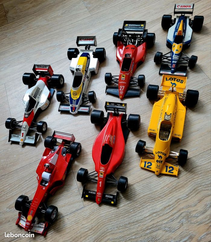 F1 - 1:43 - Lot de 8 voitures miniatures Formule 1 - Catawiki