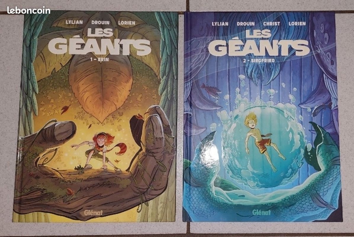 Bd les géants tomes 1 et 2 par drouin (image 1)