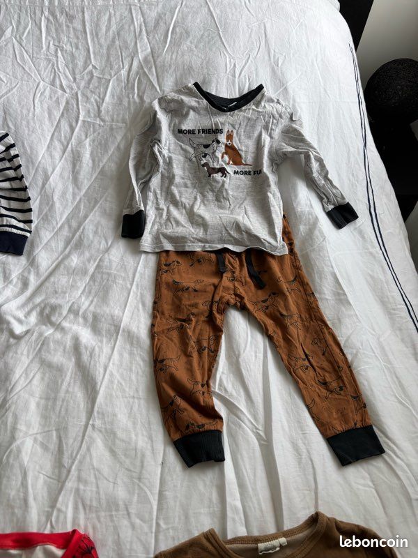Lot De 5 Pyjamas Pour Garçon Taille 0-3 Ans - Occasion Très Bon état, Idéal Au Quotidien