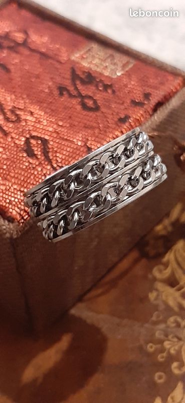 Bague à double chaîne antistress (image 7)