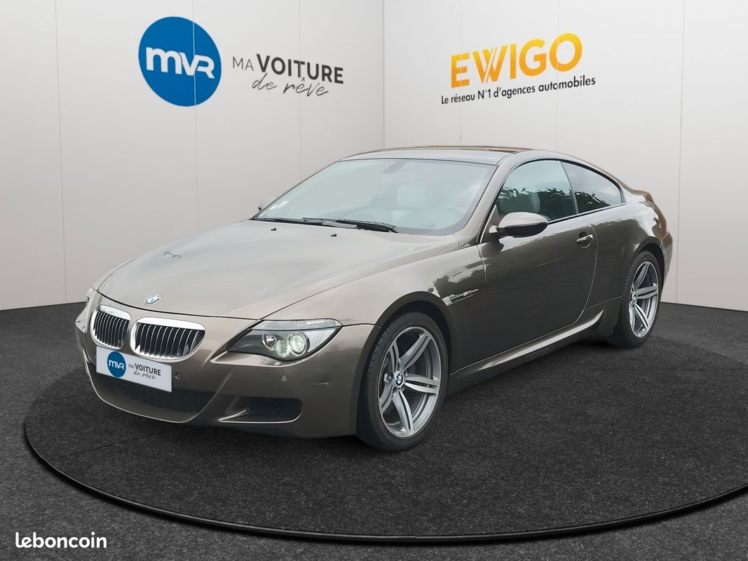 Bmw m6 coupe 5.0l ( e63 ) v10 507ch smg7 bva - cuir merino - ciel de toit alcantara - garantie 6 mois (image 1)